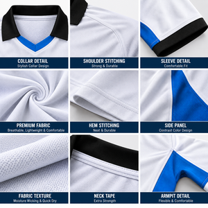 เสื้อโค้ชฟุตบอลแบบซับลิเมชั่นสั่งทำพิเศษ น้ำหนักเบา ระบายอากาศได้ดี เสื้อโปโลสำหรับโค้ชฟุตบอล ชุดกีฬาฝึกซ้อมทีม OEM ODM - Product Image 3