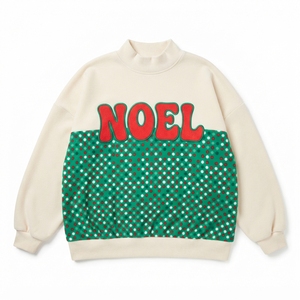 Cozy Custom Women’s Christmas Mock Neck Sweatshirt Christmas Festive Women’s Top Casual Mock Neck Pullover Long Sleeve - Product Image 5