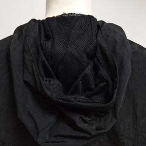 Veste matelassée imperméable à capuche noire pour homme, demi-zip, décontractée, hiver, coupe classique, couleur unie, extérieur en polyester - Product Image 6