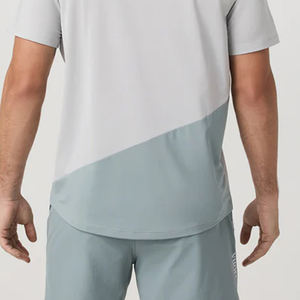 Camiseta de Hombre con Diseño de Bloques de Color de Alta Calidad a Precio Económico 2026 / Camiseta con Cuello Redondo y Material Cómodo a Precio de Fábrica - Product Image 5