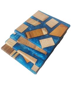 Nouveaux sous-verres Tasse à thé café à boire Sous-verres de service Résine époxy multifonctionnelle et bois Tapis de thé vaisselle payée vente chaude - Product Image 1