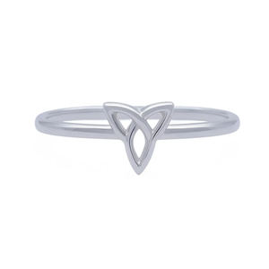 Classic Design <b>Celtic</b> Knot <b>Ring</b> 925 Sterling <b>Silver</b> Bohemian Dainty Statement wedding Minimalist Irish Triquetra Jewelry - Product Image 6