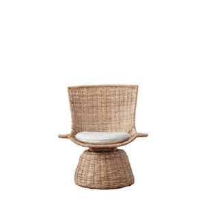 Silla de Ratán Natural de Vietnam 100% Ecológica, Diseño Moderno y Elegante Tipo Puff Europeo, Color Personalizado, para Sala de Estar o Exteriores - Product Image 3