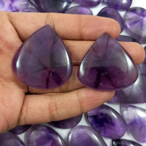 Fournisseur de pierres précieuses en améthyste naturelle, cabochons, cristaux de guérison de haute qualité, vente en gros, exportation - Product Image 4