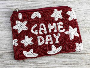 Handmade Zardosi Embroidered Beaded Purse Luxury Ethnic Bridal Coin <b>Pouch</b> Sustainable Artisan Party Wear Clutch Bag - Product Image 3
