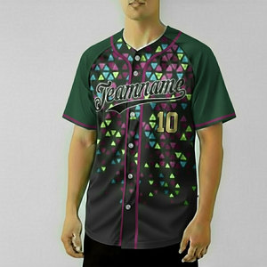 Youth Custom Polyester Softball Baseball Jersey <b>Men</b> High Quality Slim Fit Custom Full Sublimation Baseball Jersey - Product Image 1