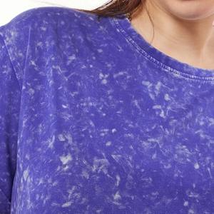 Camiseta Vintage de Alta Calidad con Lavado Ácido para Mujer, Fabricante Personalizado, Venta al Por Mayor, Estampado, Color Sólido, Moda de Verano - Product Image 5