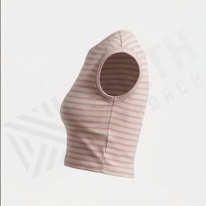 Nouveauté : T-shirts courts pour femmes, coupe ajustée, manches courtes, pour le sport, le yoga, l'entraînement et la gym - Product Image 3