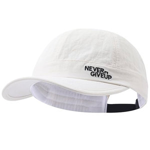 Casquette de sport unisexe bleu clair à 6 panneaux, respirante, imperméable, en sergé, réglable, avec logo brodé, pour l'extérieur, printemps-été - Product Image 2
