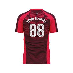 T-shirt de course de football extra résistant sans couture Tissu respirant confortable Couture renforcée Imprimé Ensemble durable - Product Image 2