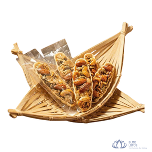 [MEJOR VALORADO] EL MÁS VENDIDO: Tarta de Frutos Secos Mixtos para Barco, Cereal Crujiente Hecho a Mano en Vaso, Suministro de Panadería para Postres de la Hora del Té de Vietnam - Product Image 1