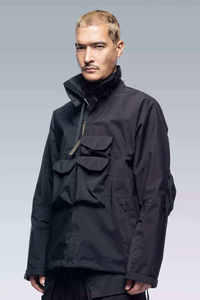 High-Performance Men's <b>Techwear</b> <b>Jacket</b> Waterproof Tactical Cargo Windbreaker Functional Streetwear Cyberpunk Urban Utility Coat - Product Image 4