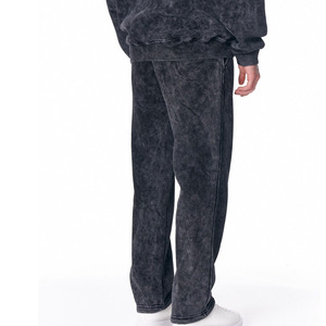Conjunto de Sudadera con Capucha y Pantalones Urban Dynasty Dark Legacy 1999 de Algodón Lavado, Ropa Deportiva para Hombre, Corte Holgado, Color Gris - Product Image 3