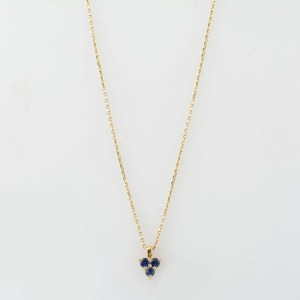 จี้ไพลินสีน้ำเงินทรงกลุ่ม เงินแท้ 925 ชุบทอง 14K จี้หินประจำเดือนเกิด ดีไซน์สวยงาม เหมาะสำหรับเป็นของขวัญ - Product Image 5