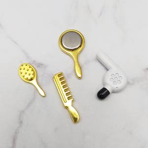 Set de Accesorios para Peinado de Muñecas a Escala 1:12, Metalizado, Estilo Antiguo Clásico, para Decoración DIY - Product Image 1
