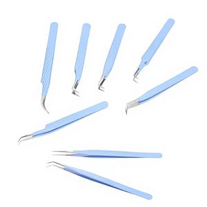 Présentoir acrylique 3 pièces et 7 pièces pour volume personnalisé et pince à cils classique et emballage Meilleures pinces à cils greffées - Product Image 1