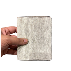 Porta Pasaportes de Cuero Vacuno Genuino de Lujo, Cartera de Viaje RFID, Funda de Pasaporte de Cuero Hairon Hecha a Mano, Personalizada OEM - Product Image 5