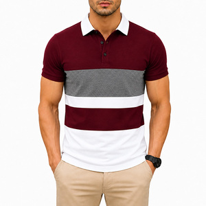Camiseta de Golf Personalizada con Estampado Patriótico Americano en la Parte Delantera, de Poliéster, Estilo Raglán, Gráfico Retro, Elástica, de Manga Corta, Informal para Hombre - Product Image 2