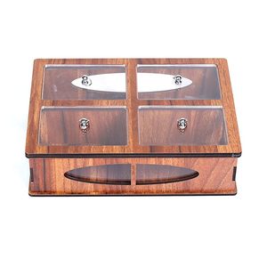 Wooden Spice <b>Box</b> Grinder Lid Jar <b>Herb</b> Tools Eco-Friendly Food Grade Dishwasher Oven Stove Safe LC-1244 Handicraft Ms-wc-001 - Product Image 2