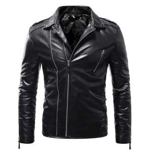 Veste en cuir de haute qualité pour hommes, très élégante et stylée - Product Image 5