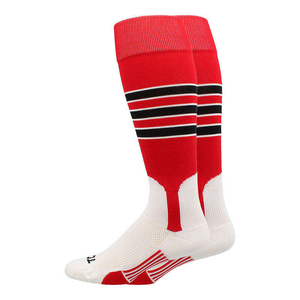 Chaussettes de baseball rayées vertes et jaunes pour adultes, chaussettes de sport respirantes en tricot, chaussettes de sport de baseball personnalisées en tricot - Product Image 6