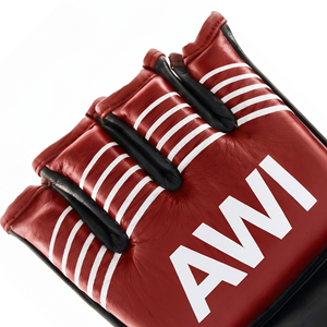 ถุงมือ MMA แบบครึ่งนิ้วหนังแท้ยี่ห้อ Askar Wear Ind พร้อมสายรัดข้อมือแบบเวลโคร อุปกรณ์ฝึกศิลปะการต่อสู้ - Product Image 4