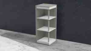 Herrajes para Gabinete de Acero de Grado Profesional G400, Capacidad de Carga de 100 kg, Niquelado, Cierre Suave para Oficina, Sala de Estar, Oficina en Casa - Product Image 2