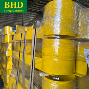 BHD protecteur de cadre de stockage d'entrepôt de protecteur de barrière de revêtement de poudre à plusieurs niveaux pour le système de rayonnage de palette - Product Image 4