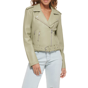 Professional <b>High</b> Quality Women's <b>Leather</b> Jacket Latest Design Breathable Material Zipper Closure Winter Sale Sizes Plus Size - Product Image 5