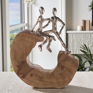 Aluminium Treble Clef Heart Sculpture Handmade Modern Art Decor Eco-Friendly Durable Home Office Tabletop Display - Product Image 6