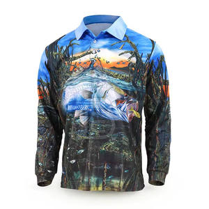 Chemise de pêche d'été pour homme, haute qualité, OEM, design personnalisé, respirante, coton et polyester - Product Image 3