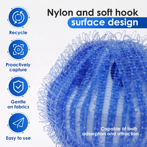 Boules <span class=keywords><strong>de</strong></span> <span class=keywords><strong>lavage</strong></span> réutilisables en nylon pour machine à laver, <span class=keywords><strong>anti</strong></span>-emmêlement, pour la capture des poils <span class=keywords><strong>de</strong></span> chiens et <span class=keywords><strong>de</strong></span> chats, et des peluches - Product Image 3