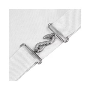 Delantal de Maestro Masón de la Gran Logia, Logia Azul, de terciopelo de color personalizado, con bordado a mano de seda, estilo Catedral, Étnico, para todas las estaciones, con logotipo personalizado MA - Product Image 4