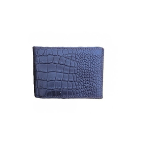 Portefeuille en cuir pour homme, motif animalier texturé, poche centrale zippée, compartiment à monnaie, porte-cartes de crédit, étuis et packs - Product Image 6