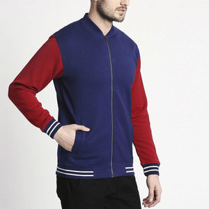 Custom Unisex Varsity Bomber <b>Jacket</b> Color Block <b>Zip</b>-<b>Up</b> Letterman Sportswear Waterproof Hooded Neck Sleeveless for Casual - Product Image 6