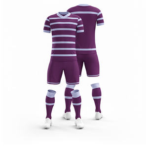 Maillot de football personnalisé et élégant |   Tailles pour hommes, femmes et jeunes |   Vêtements de sport légers à séchage rapide en gros - Product Image 2