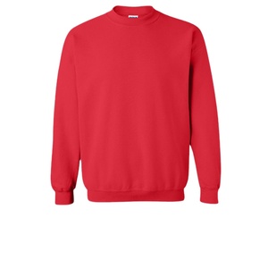 Custom Men Sweatshirt Blank Casual Crewneck Plain Light Heather Gray Fleece <b>Jumper</b> <b>Pullover</b> - Product Image 4