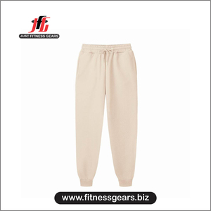กางเกงวอร์มออกกำลังกายผู้ชาย JUST FITNESS GEARS ผ้าฟลีซบุโพลีเอสเตอร์/คอตตอน เอวยางยืด สีดำ คุณภาพสูง - Product Image 3