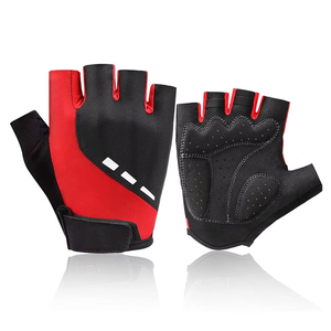Direct Factory Supply <b>Half</b> Finger Cycling Racing Gloves Unisex Outdoor Sports Anti <b>Slip</b> Breathable Hook Loop Closure Gym - Product Image 1