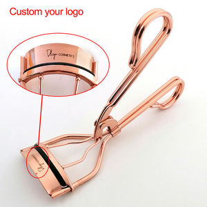 Recourbe-cils jetable en acier inoxydable de haute qualité avec logo couleur personnalisé, poignée confortable, outil de maquillage portable, fonction beauté - Product Image 4