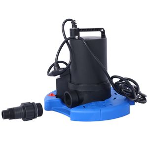 Bomba de cubierta de piscina sumergible automática de 1/3 HP, 120 V, adaptador de válvula de retención 3/4, eliminación de agua de 2500 GPH para piscinas, bañeras de hidromasaje, tejados - Product Image 2