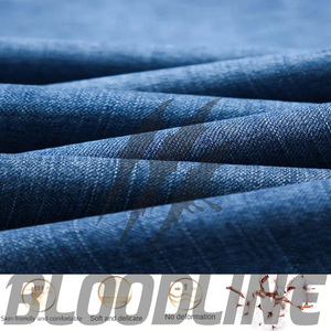 กางเกงยีนส์ทรงตรงสำหรับผู้ชาย แบรนด์ Bloodline เอวกลาง ทรงปกติ ผ้ายีนส์ฟอกสี สไตล์ลำลอง ผ้าฝ้ายทอ เหมาะสำหรับฤดูใบไม้ร่วง - Product Image 5