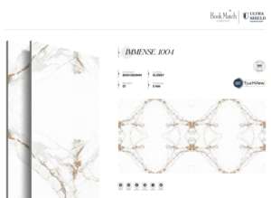 Carreaux de porcelaine brillants de luxe contemporains, formats 800x1600, 1200x1800, 750x1500 mm, dalles modernes pour intérieur - Product Image 3