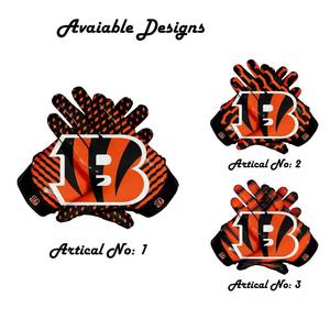 Gants de football américain personnalisés avec design imprimé, gants de football américain à étiquette privée pour les matchs de football américain pour adultes - Product Image 6