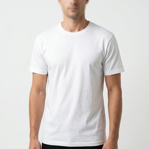 T-shirt uni en maille moutarde avec motif lettres, impression vinyle par transfert thermique, tissu respirant, vente en gros - Product Image 3