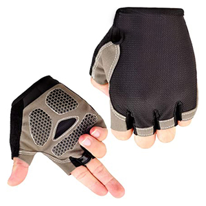 Guantes de Ciclismo Personalizados, Guantes de Ciclismo de Carretera, Guantes de Ciclismo de Cuero de Nueva Llegada, Medios Dedos, para Hombre - Product Image 3