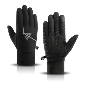 Guantes Deportivos Personalizados con Logotipo para Exteriores, Impermeables, de Neopreno, con Impresión de Silicona, Guantes de Ciclismo Impermeables de Dedo Completo - Product Image 1