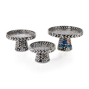 Support à gâteau en nacre fait main en gros, fabriqué au Vietnam, écologique pour les gâteaux de mariage, meilleur prix, commandes en gros - Product Image 1