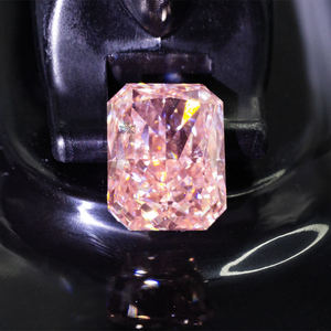 Diamantes Sueltos de Laboratorio con Certificación IGI/VVS/VS, Corte Radiante, Color Rosa, de 1-10 Quilates, HPHT/CVD, para Joyería, Venta al Por Mayor - Product Image 2
