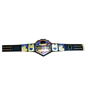 Nouvelle ceinture de champion des États-Unis de qualité supérieure avec design du drapeau américain et emblèmes patriotiques Ceintures de championnat de lutte - Product Image 1
